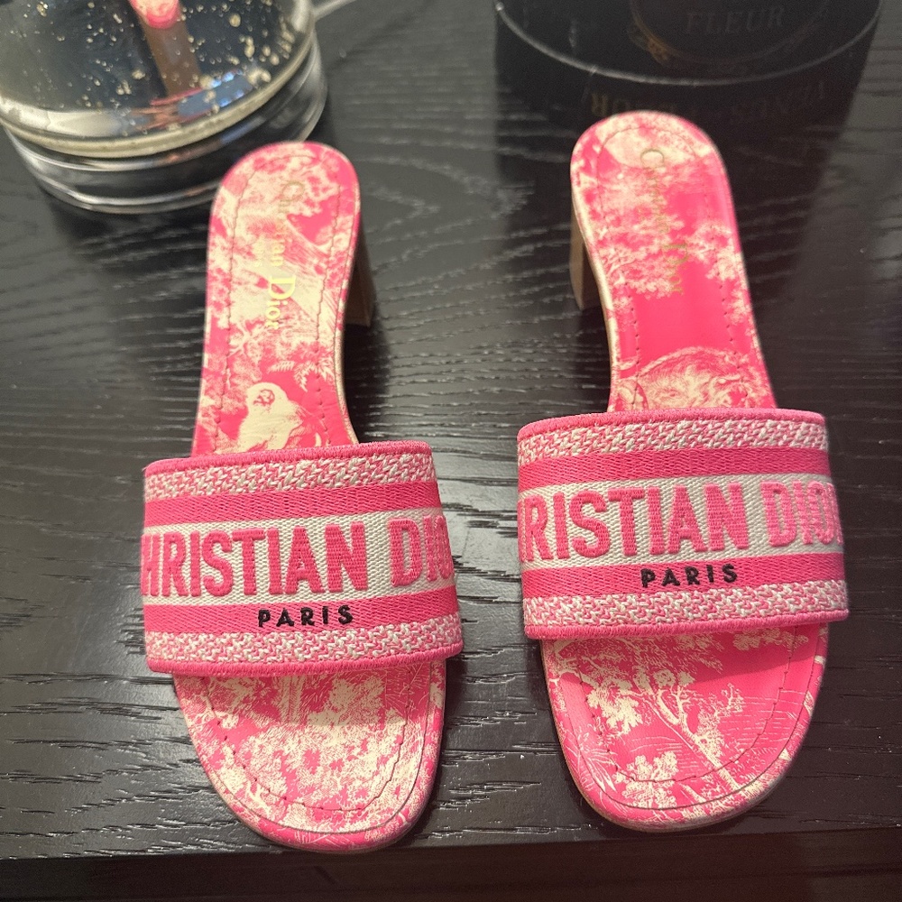 Dior Heeled Slide Size 37